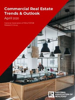Commercial Real Estate Trends & Outlook - April 2020 National Association of REALTORS Research Group - National ...