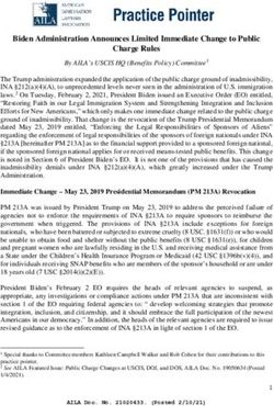Biden Administration Announces Limited Immediate Change to Public Charge Rules