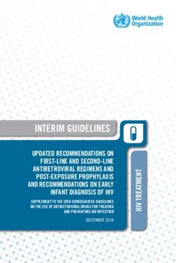 INTERIM GUIDELINES - World Health Organization