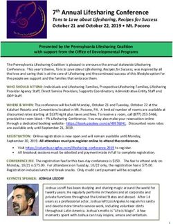 7th Annual Lifesharing Conference - Tons to Love about Lifesharing, Recipes for Success October 21 and October 22, 2019 Mt. Pocono - AWS