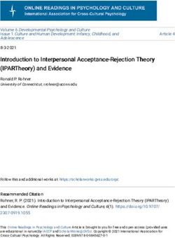 Introduction to Interpersonal Acceptance-Rejection Theory (IPARTheory) and Evidence