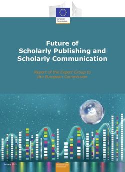 Future of Scholarly Publishing and Scholarly Communication - Report of the Expert Group to the European Commission - Ouvrir la Science