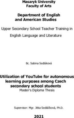 Department of English - IS MUNI