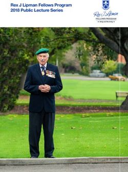 Rex J Lipman Fellows Program 2018 Public Lecture Series - i - St Peter's College