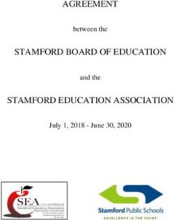 AGREEMENT STAMFORD BOARD OF EDUCATION STAMFORD EDUCATION ASSOCIATION - between the and the July 1, 2018 - June 30, 2020