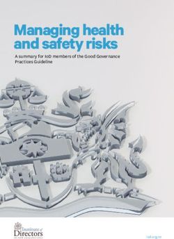 MANAGING HEALTH AND SAFETY RISKS - A SUMMARY FOR IOD MEMBERS OF THE ...