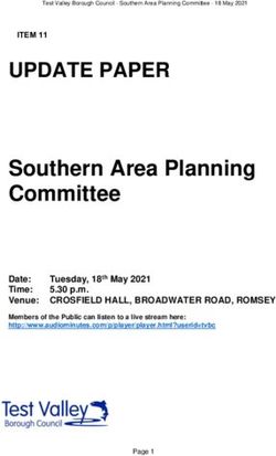 UPDATE PAPER Southern Area Planning Committee - Meetings, agendas, and minutes