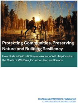 Protecting Communities, Preserving Nature and Building Resiliency - How First-of-its-Kind Climate Insurance Will Help Combat the Costs of ...