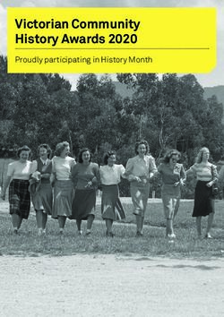 Victorian Community History Awards 2020 - Proudly participating in History Month - Public Record ...