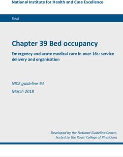 Chapter 39 Bed occupancy - NICE