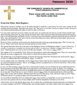 February 2020 - Community Church of Lambertville