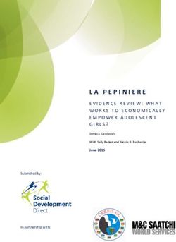 LA PEPINIERE EVIDENCE REVIEW: WHAT WORKS TO ECONOMICALLY EMPOWER ADOLESCENT - June 2015 - Social Development Direct