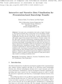 Interactive and Narrative Data Visualisation for Presentation-based Knowledge Transfer