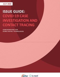 ISSUE GUIDE: COVID-19 CASE INVESTIGATION AND CONTACT TRACING - JULY 2020 - CONSIDERATIONS FOR USING DIGITAL TECHNOLOGIES - ASTHO
