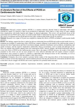 A Literature Review of the Effects of PCOS on Cardiovascular Health