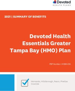 Devoted Health Essentials Greater Tampa Bay (HMO) Plan - 2021 | SUMMARY OF BENEFITS