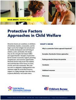 Protective Factors Approaches in Child Welfare - Child Welfare Information Gateway