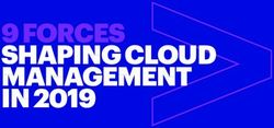9 FORCES SHAPING CLOUD MANAGEMENT IN 2019 - Accenture