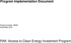 Program Implementation Document - Asian Development Bank
