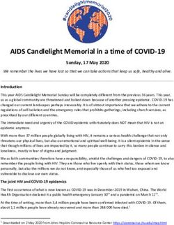 AIDS Candlelight Memorial in a time of COVID-19