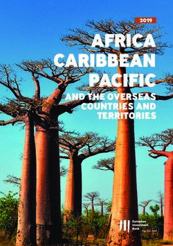 AFRICA CARIBBEAN PACIFIC - AND THE OVERSEAS COUNTRIES AND TERRITORIES 2019