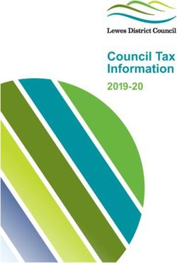 Council Tax Information 2019-20 - Lewes and Eastbourne Councils