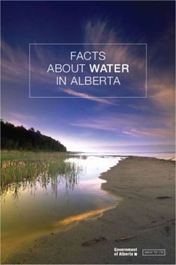 Facts in alberta about Water