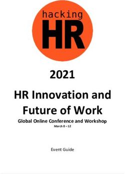 HR Innovation and Future of Work - 2021 Global Online Conference and Workshop Event Guide - Hacking HR ...