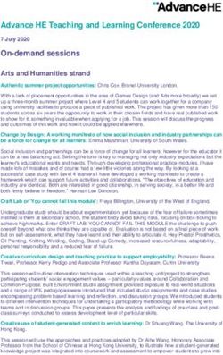 Advance HE Teaching and Learning Conference 2020