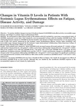 Changes in Vitamin D Levels in Patients With Systemic Lupus Erythematosus: Effects on Fatigue, Disease Activity, and Damage