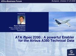 ATA iSpec 2200 : A powerful Enabler for the Airbus A380 Technical Data ...