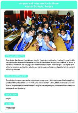 Ampersand Intervention in three Adarsh Schools, Punjab - Ampersand Group
