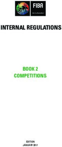 INTERNAL REGULATIONS BOOK 2 COMPETITIONS - Ecestaticos