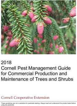 2018 Cornell Pest Management Guide for Commercial Production and Maintenance of Trees and Shrubs - These guidelines are not a substitute for ...