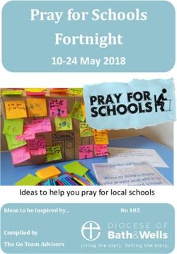 Pray for Schools Fortnight - 10-24 May 2018 - Ideas to help you pray for local schools - Diocese of Bath and Wells