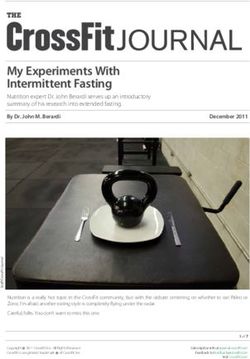 My Experiments With Intermittent Fasting