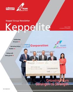 Growing from Strength to Strength - Celebrating 50 years 26 Nurturing future - Keppel Corporation
