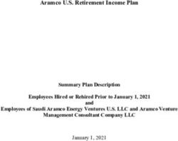 Aramco U.S. Retirement Income Plan - Summary Plan Description Employees Hired or Rehired Prior to January 1, 2021 and Employees of Saudi Aramco ...