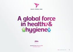 A global force in health & hygiene - 2014 Reckitt Benckiser Group plc ('RB')