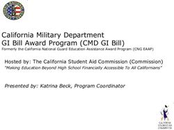 California Military Department GI Bill Award Program (CMD GI Bill)