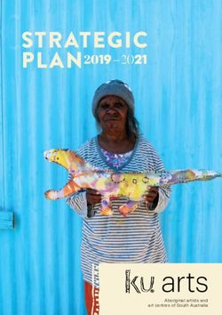 STRATEGIC PLAN - Aboriginal artists and art centres of South Australia - Ku Arts