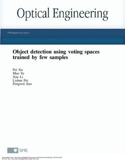 Object detection using voting spaces trained by few samples