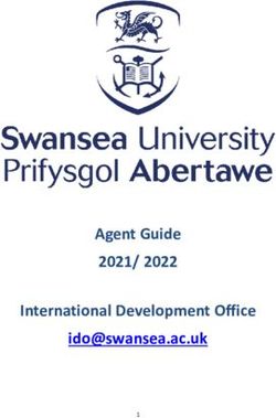 Agent Guide 2021/ 2022 International Development Office