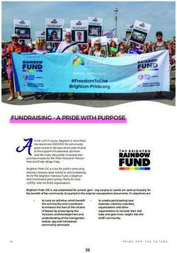 FUNDRAISING - A PRIDE WITH PURPOSE