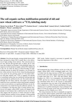 The soil organic carbon stabilization potential of old and new wheat cultivars: a 13CO2-labeling study