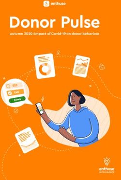 Donor Pulse Autumn 2020: Impact of Covid-19 on donor behaviour