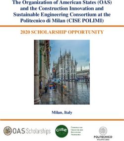 The Organization of American States OAS and the Construction Innovation and Sustainable Engineering Consortium at the Politecnico di Milan CISE ...