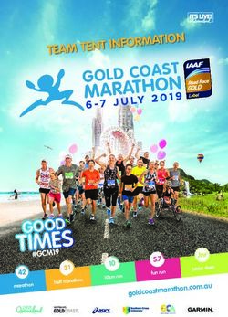 TEAM TENT INFORMATION - Jnr - Gold Coast Marathon