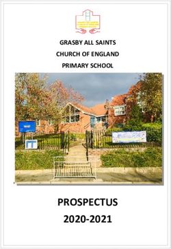 PROSPECTUS 2020-2021 - GRASBY ALL SAINTS CHURCH OF ENGLAND PRIMARY SCHOOL - Grasby All Saints Church of ...
