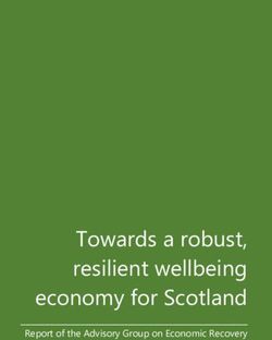 Towards a robust, resilient wellbeing economy for Scotland - Report of the Advisory Group on Economic Recovery
